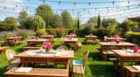 stylish portable outdoor tables
