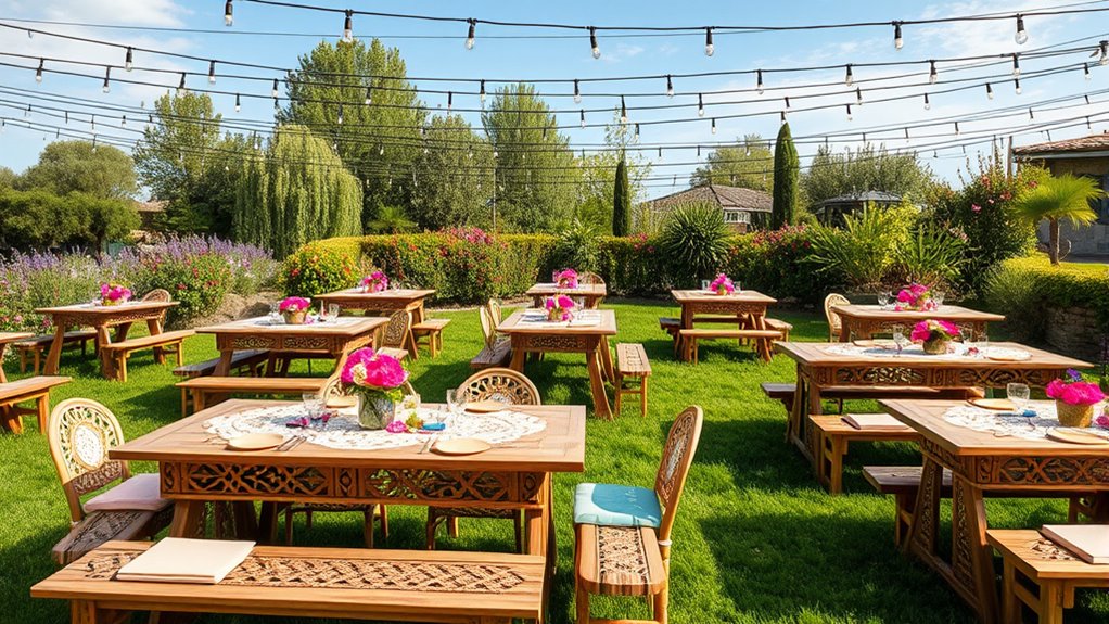 stylish portable outdoor tables