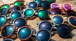 stylish round boho shades