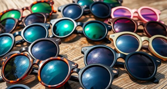 stylish round boho shades