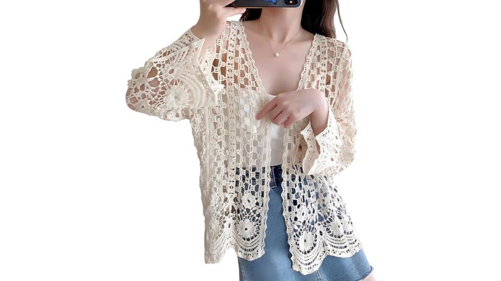 summer crochet beach coverup