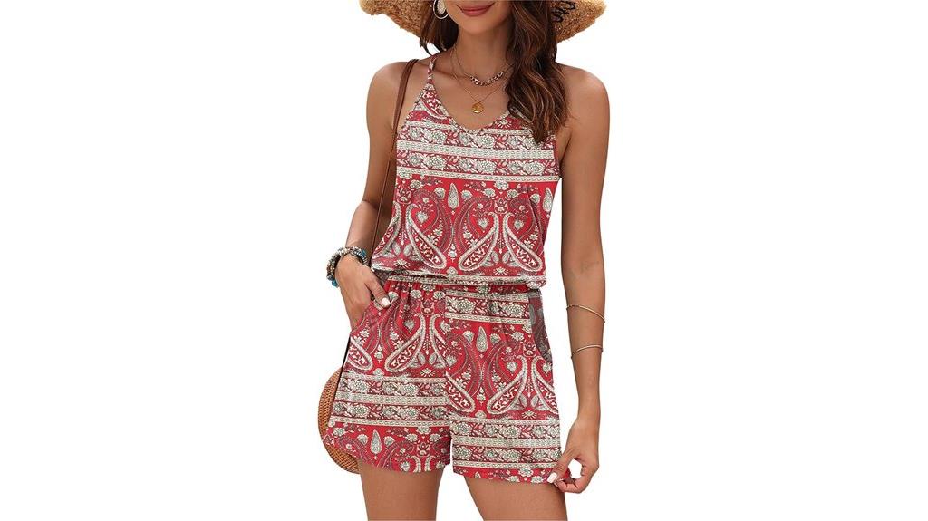 summer v neck jumpsuit