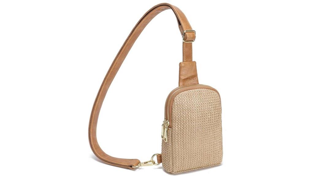 summer woven sling bag