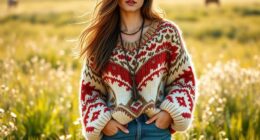 top boho knit sweater trends