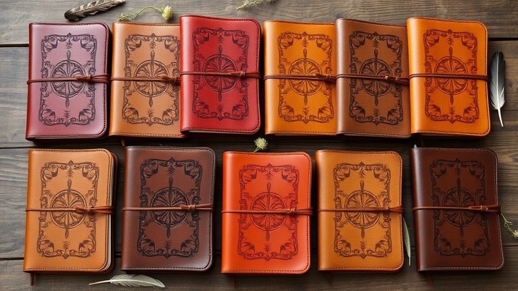 top boho leather journals