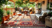 top boho patio rugs