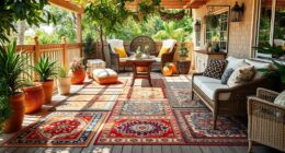 top boho patio rugs