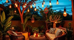 top boho solar string lights