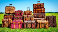 top boho travel luggage