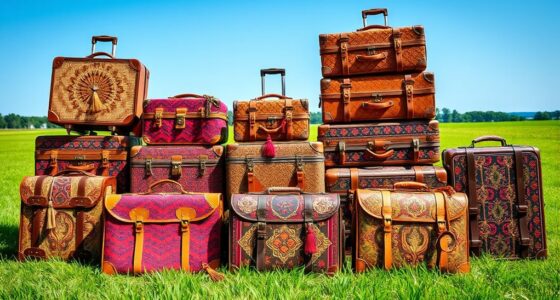top boho travel luggage