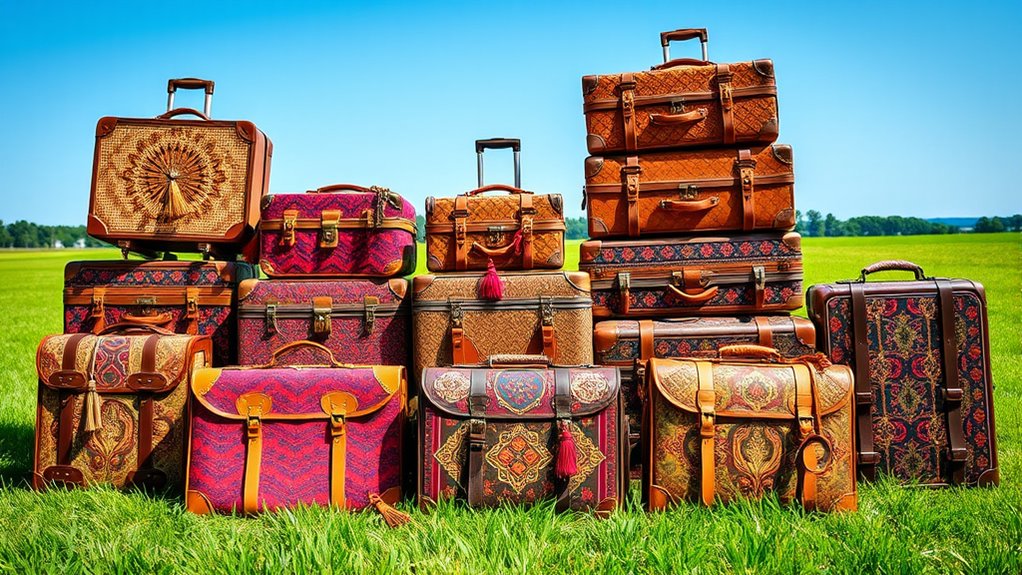 top boho travel luggage