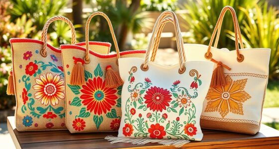 top embroidered tote collection