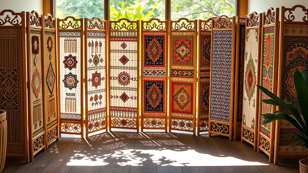 top folding boho room dividers