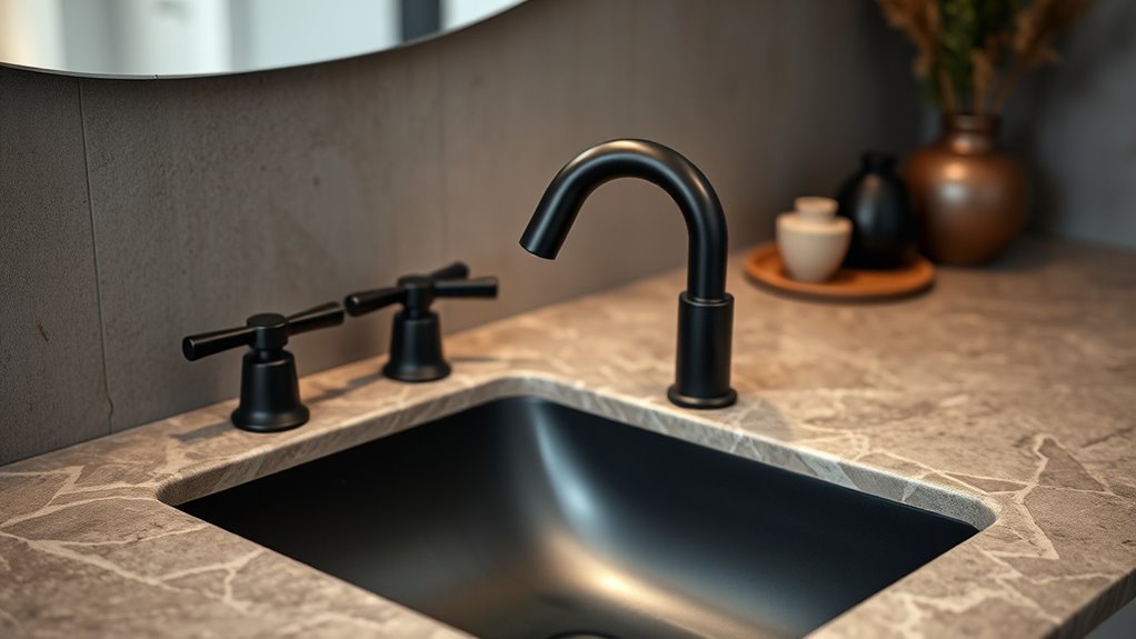 top matte black boho faucets