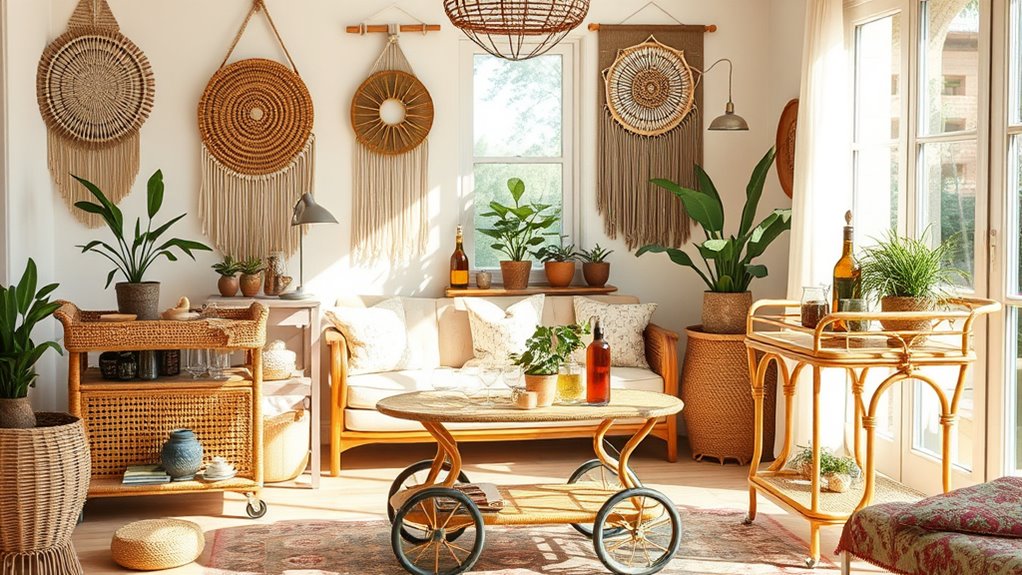 top rattan bar cart picks