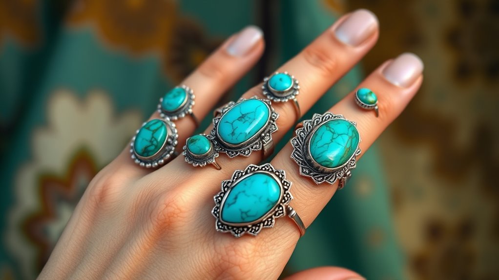 top turquoise ring sets