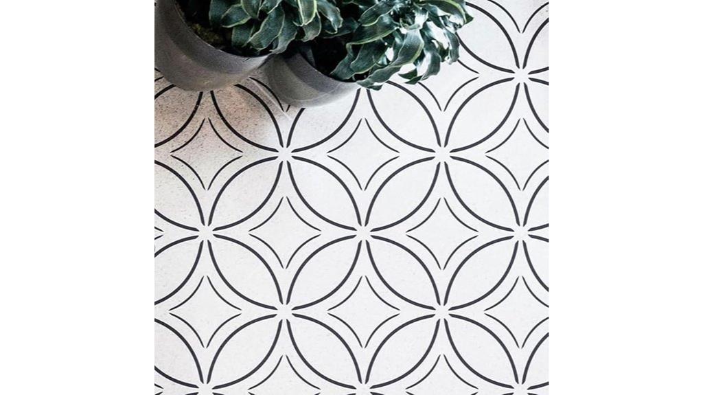 two tile stencil set