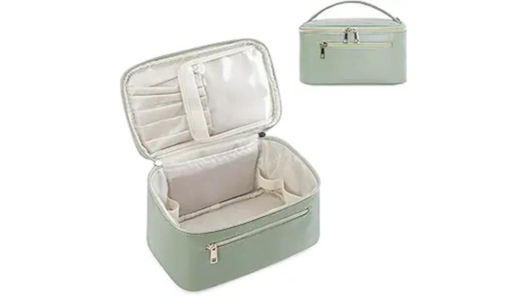 vegan leather travel organizer