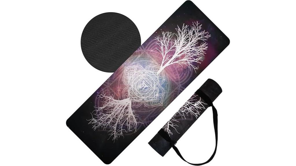 vegan suede yoga mat