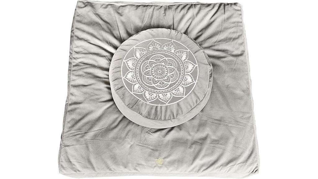 velvet cover floor cushion