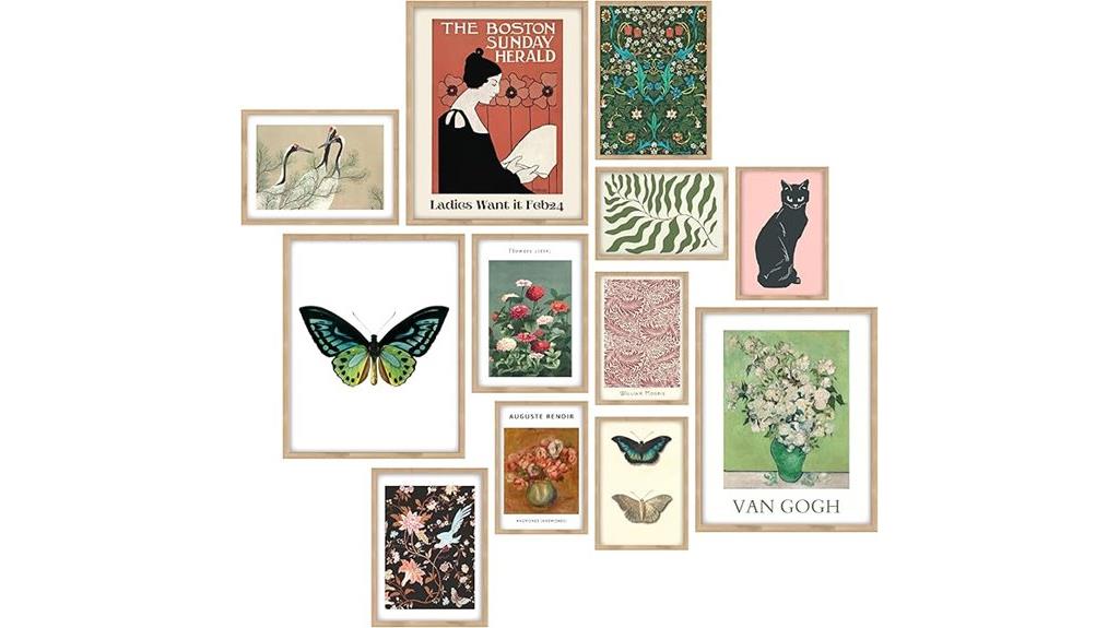 vintage boho wall prints