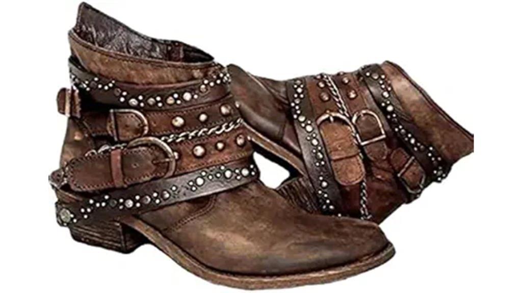 vintage cowgirl ankle boots