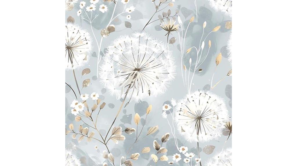 vintage dandelion wallpaper