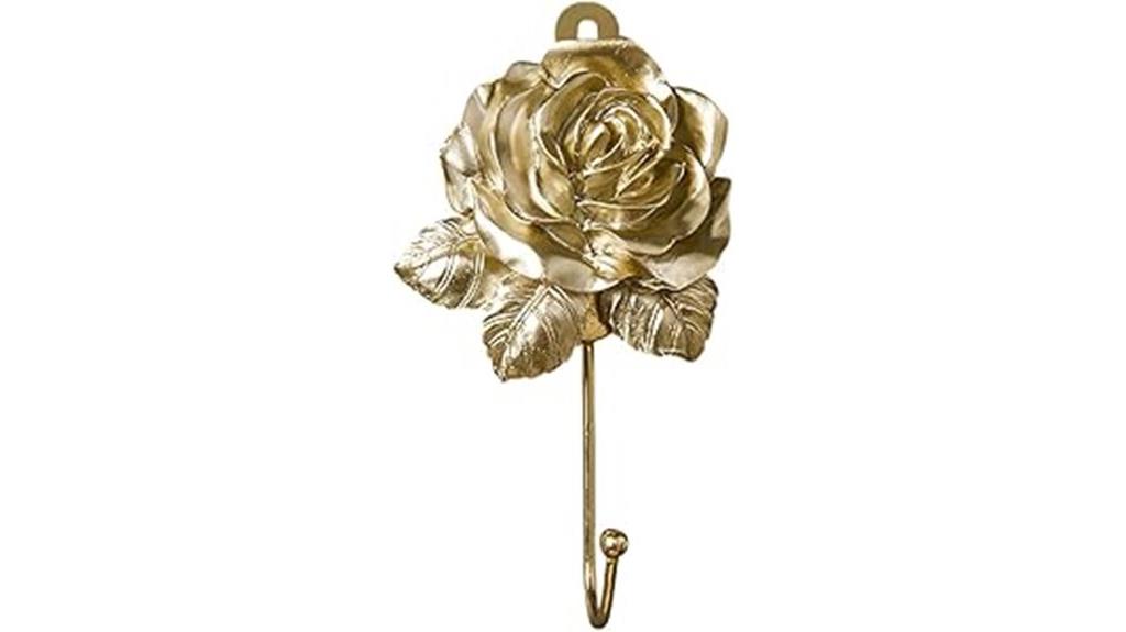 vintage flower resin hooks