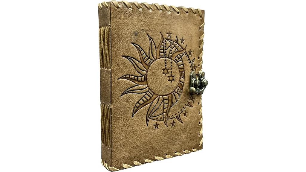 vintage leather notebook