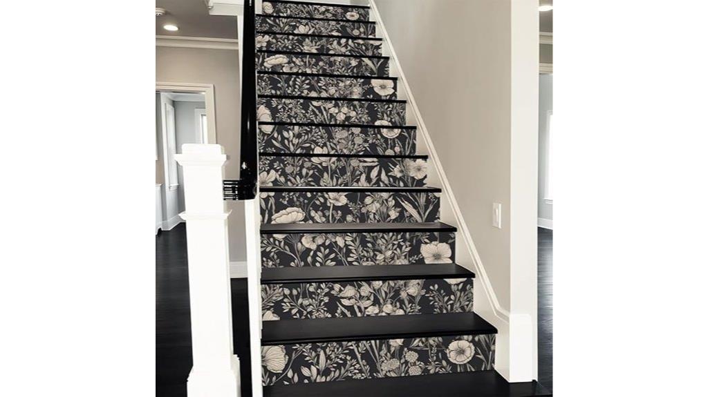 vintage vinyl stair decals