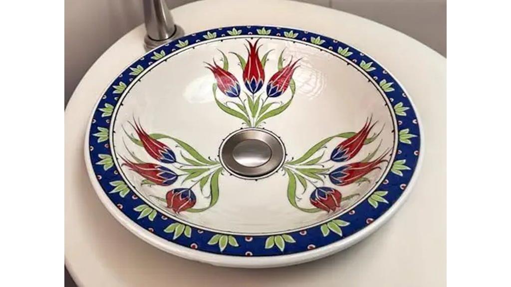 vivid tulip round sink