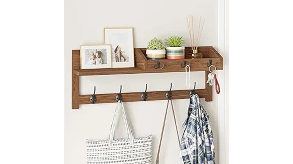 wall mounted coat rack