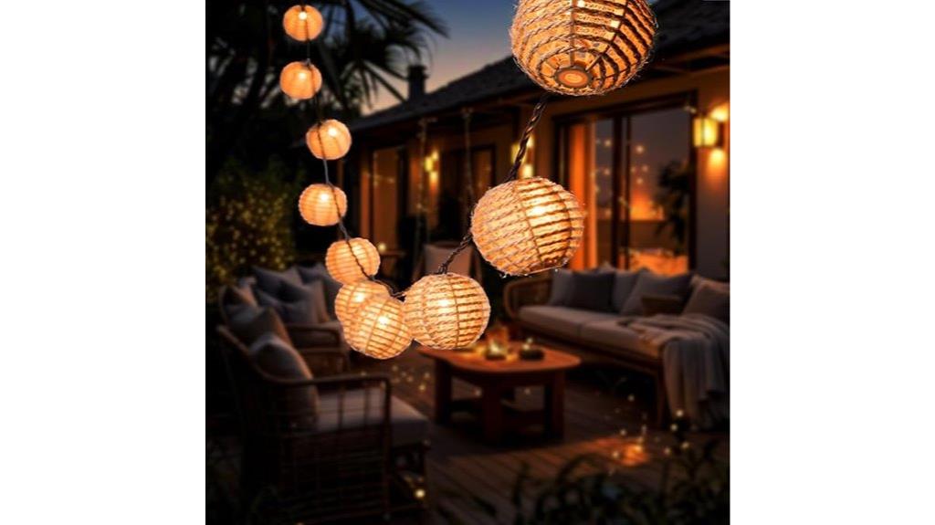 waterproof outdoor string lights