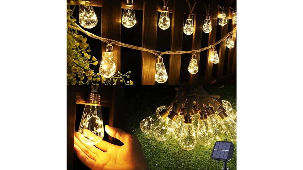 waterproof solar rope lights
