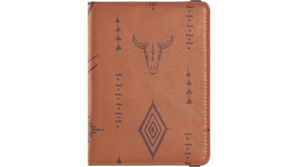 western boho passport holder