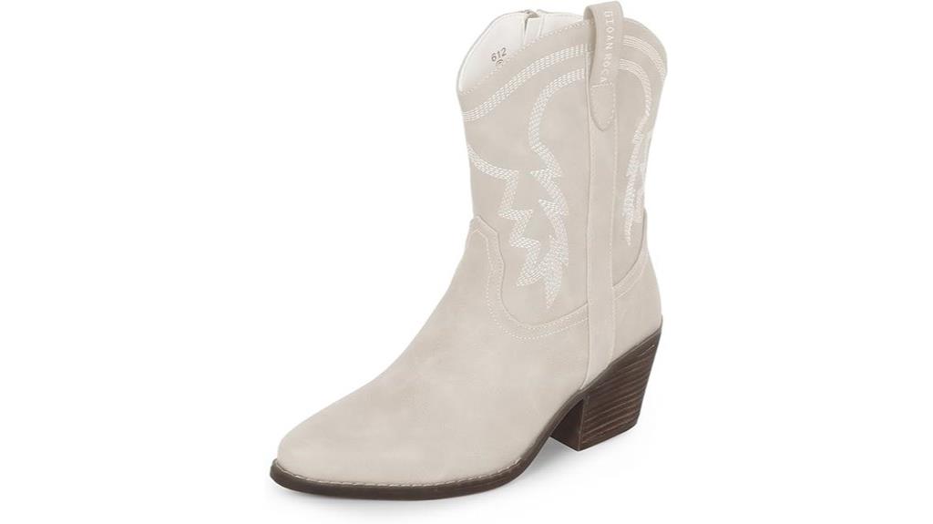 western embroidered cowgirl boots