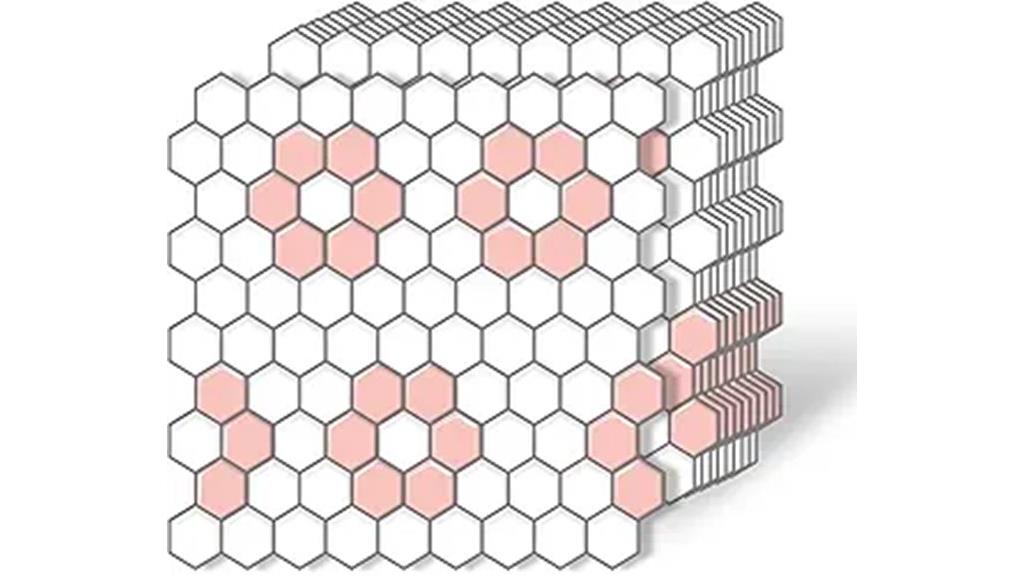 white pink peel and stick tiles