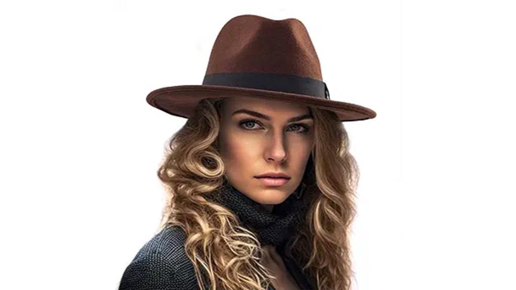wide brim fedora hat