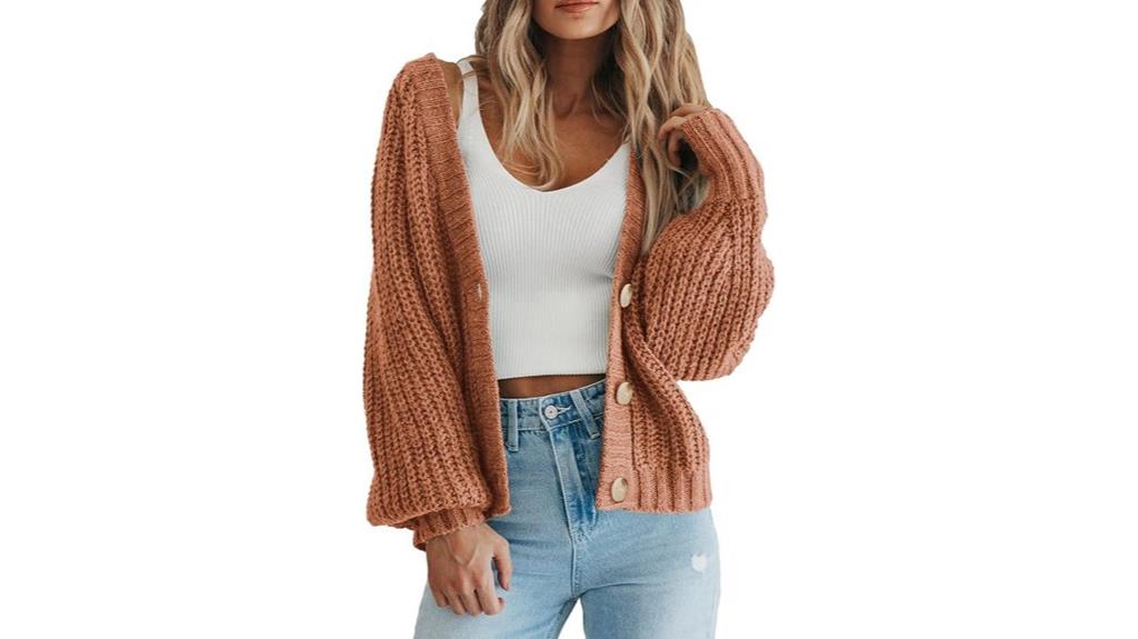 women s chunky knit sweater