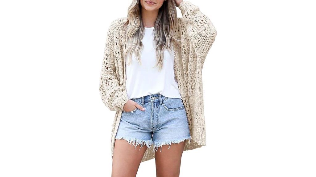 women s crochet kimono cardigan