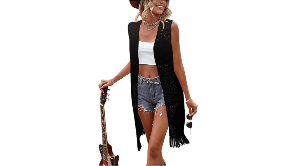 women s fringe vest