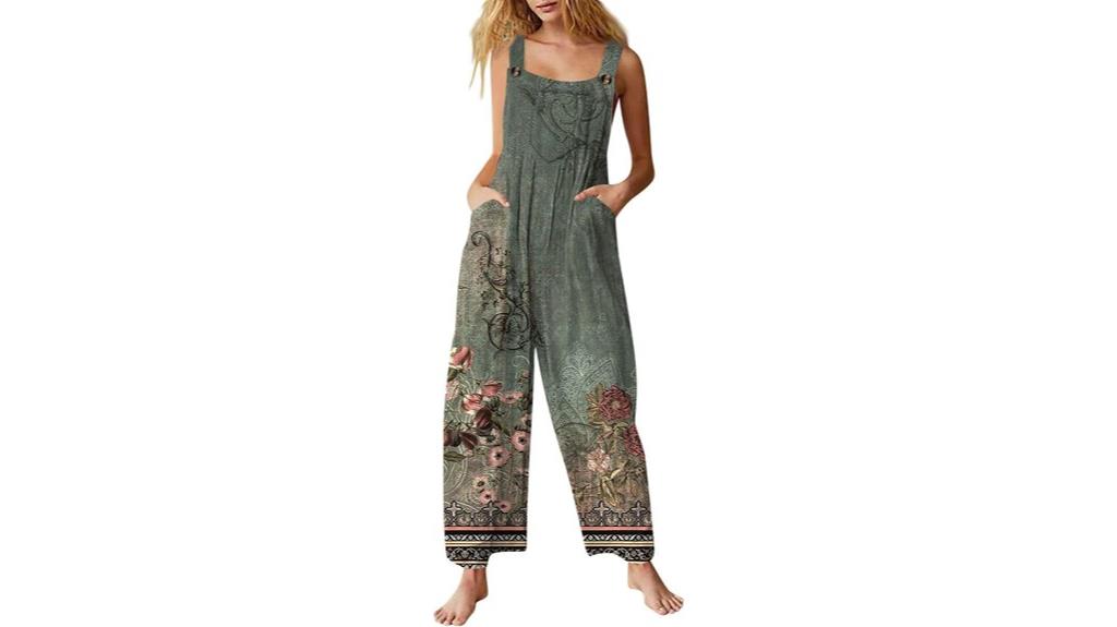 women s linen bib overalls