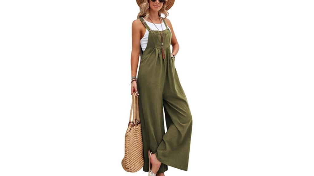 women s linen jumpsuits with pockets