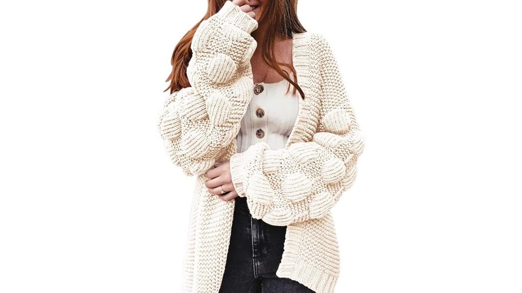 women s oversized knit sweater