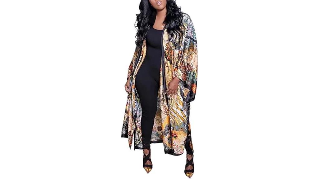 women s satin kimono cover up
