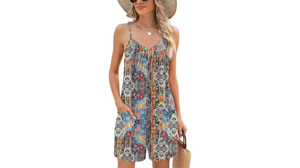 women s sleeveless summer romper