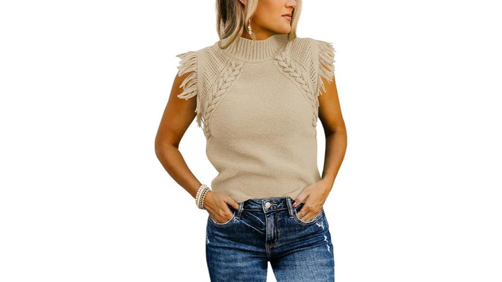 women s sleeveless sweater vest