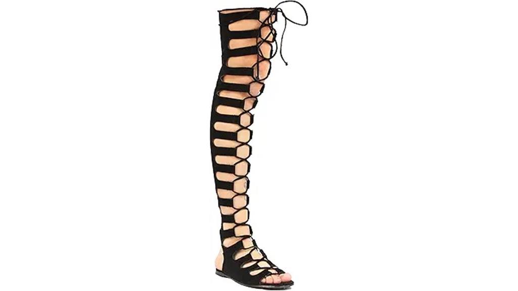 women s suede gladiator boots