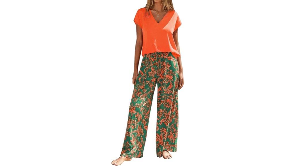women s two piece pajama set