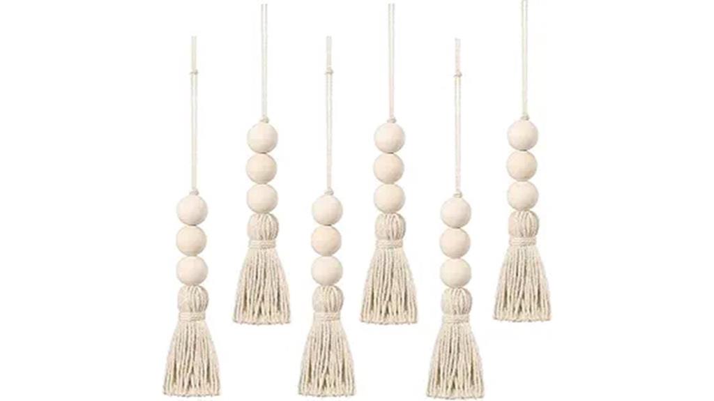 wood bead decoration set